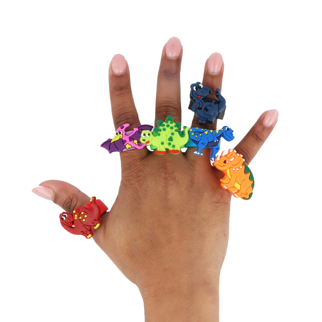 Assorted Dinosaur Ring Product Gallery Image