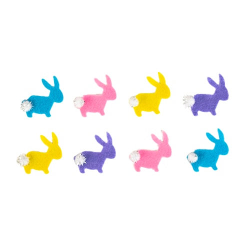 Assorted Easter Self Adhesive Bonnet Embellishments - Pack of 8 Product Gallery Image