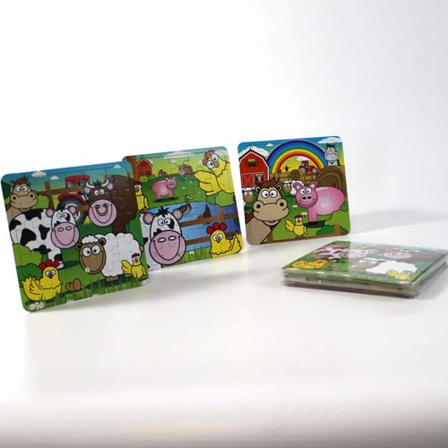 Assorted Farm Animals Jigsaw Puzzle - Pack of 12 Product Image