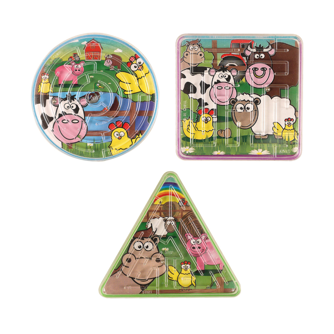 Assorted Farm Animals Puzzle Maze