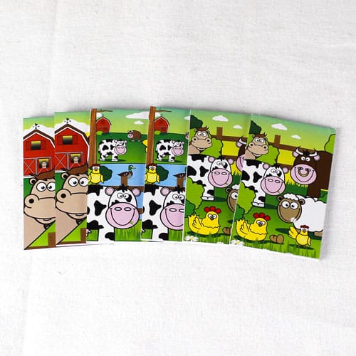 Assorted Farm Mini Notebooks - Pack of 6 Product Image