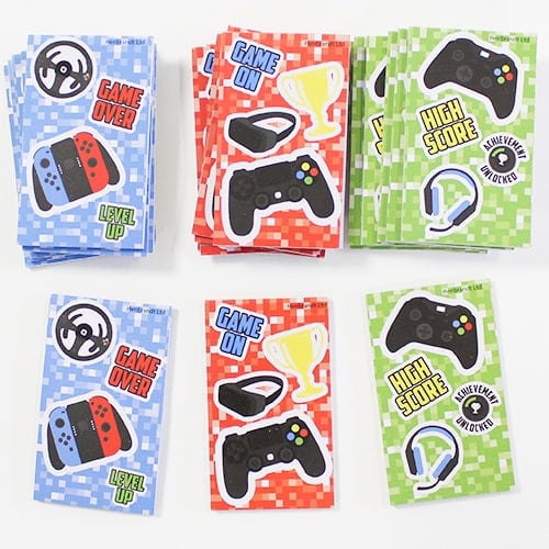 Assorted Gamer Mini Notebooks - Pack of 24