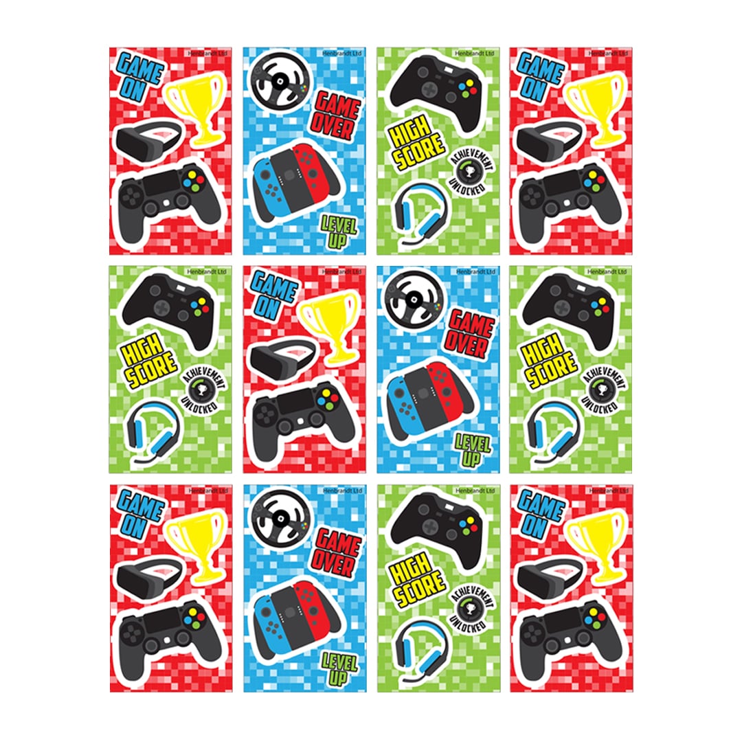 Assorted Gamer Mini Notebooks - Pack of 12