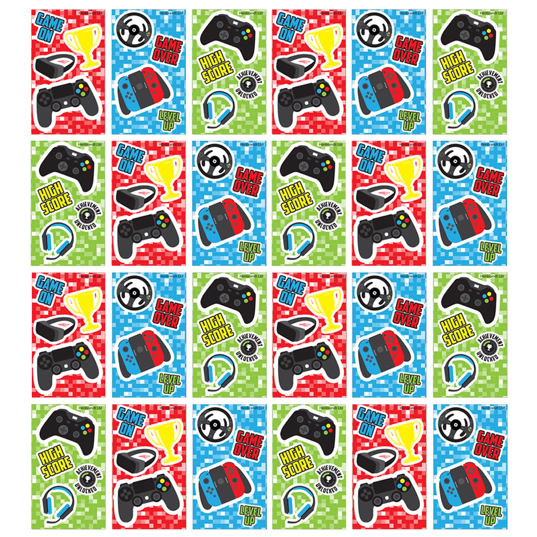Assorted Gamer Mini Notebooks - Pack of 24