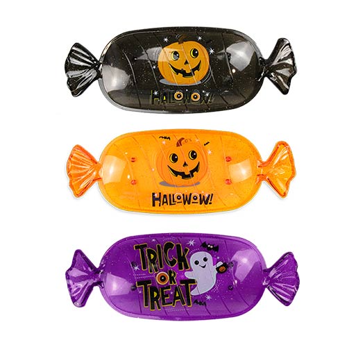 Assorted Halloween Candy Shaped Reusable Plastic Tray 35cm Product Image