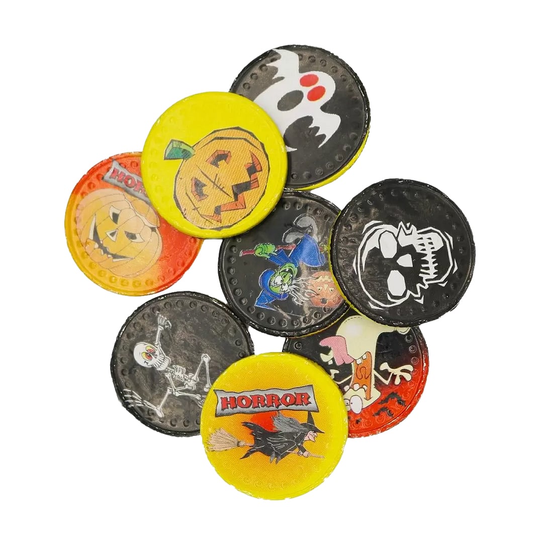 Halloween Vegetarian Milk Chocolate Coins 1kg