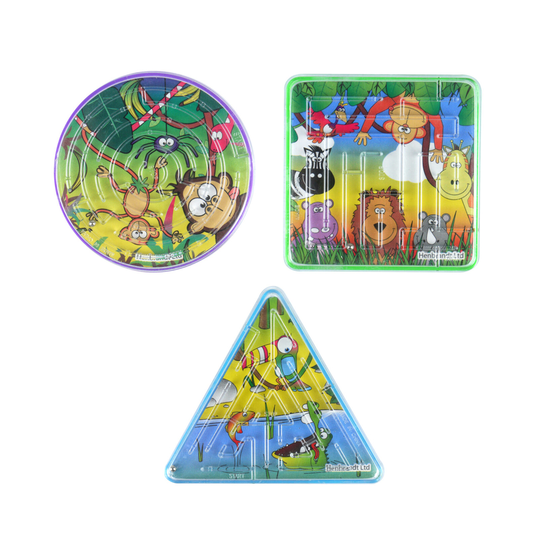 Assorted Jungle Animal Puzzle Maze