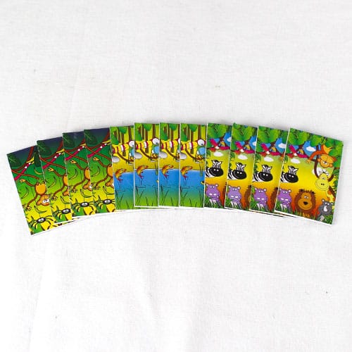 Assorted Jungle Animal Mini Notebooks - Pack of 12 Product Image