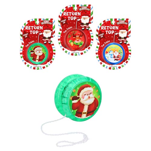Assorted Light-Up Christmas Character Return Top Yo-Yo Product Gallery Image