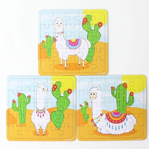 Assorted Llama Jigsaw Puzzle Product Image