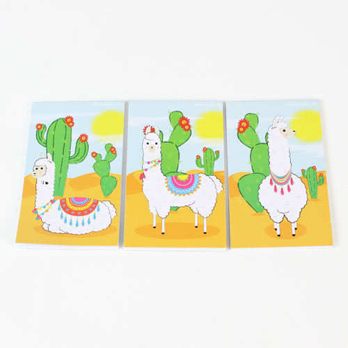 Assorted Llama Mini Notebook Product Image