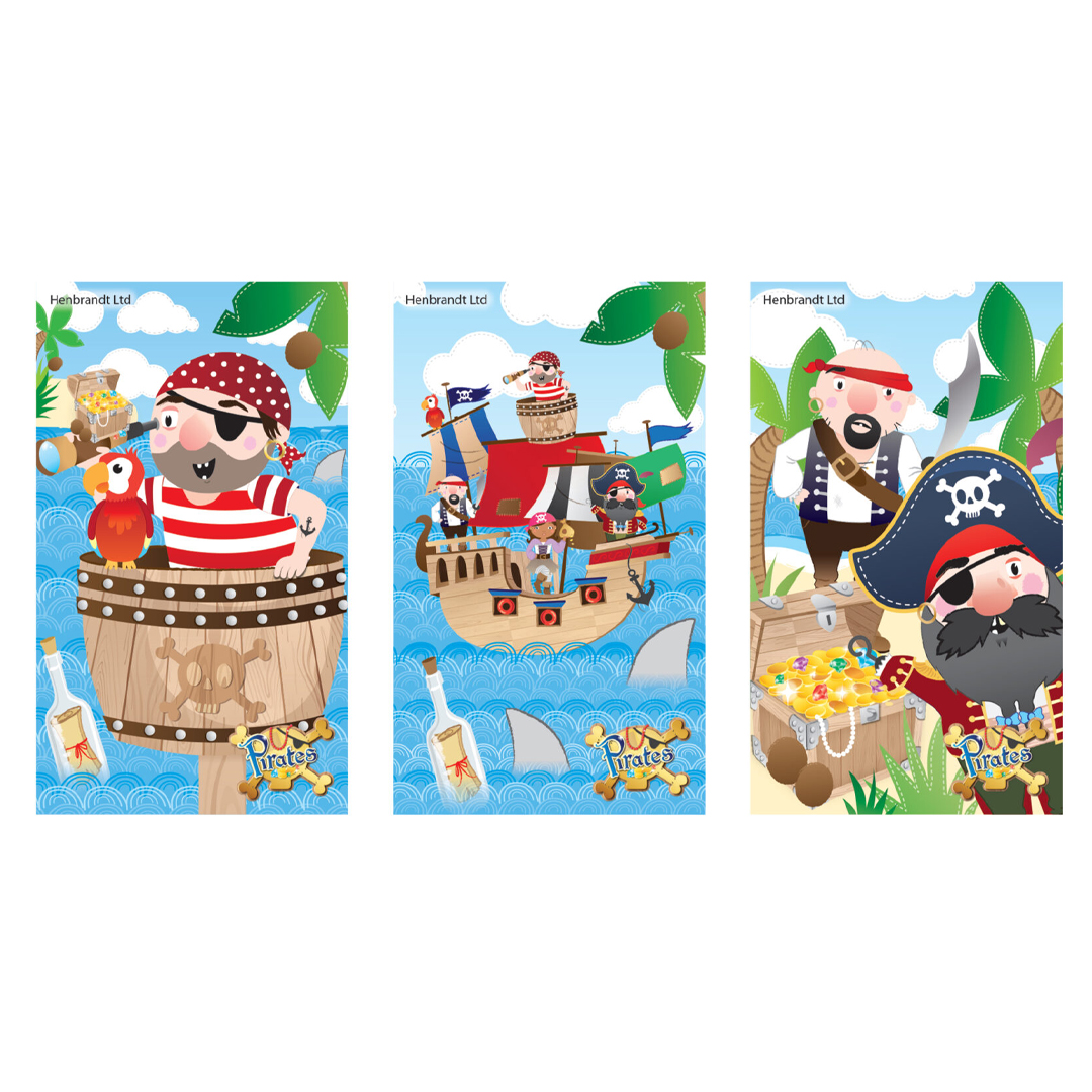 Assorted Mini Pirate Notebook