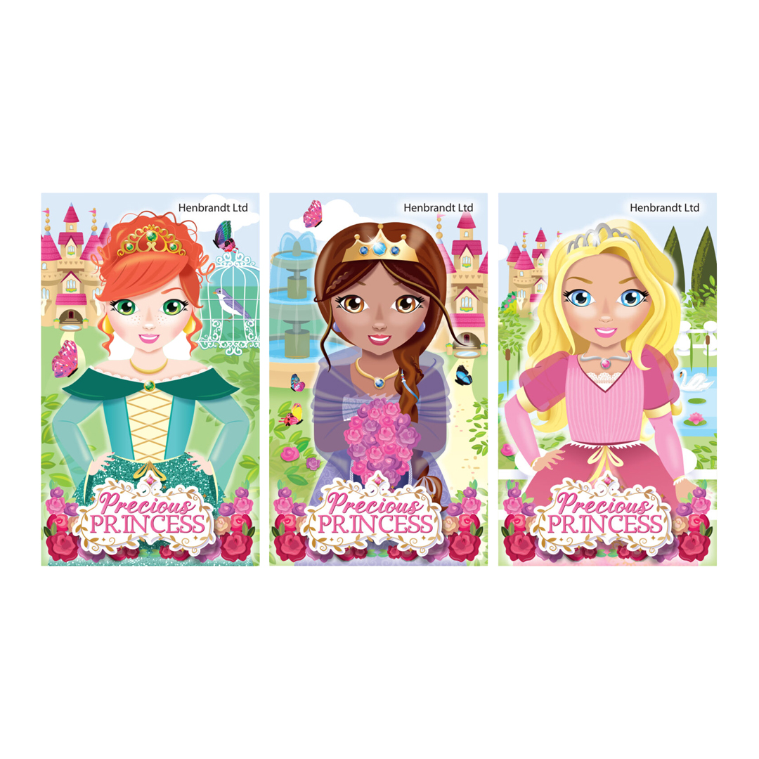 Assorted Mini Princess Notebook