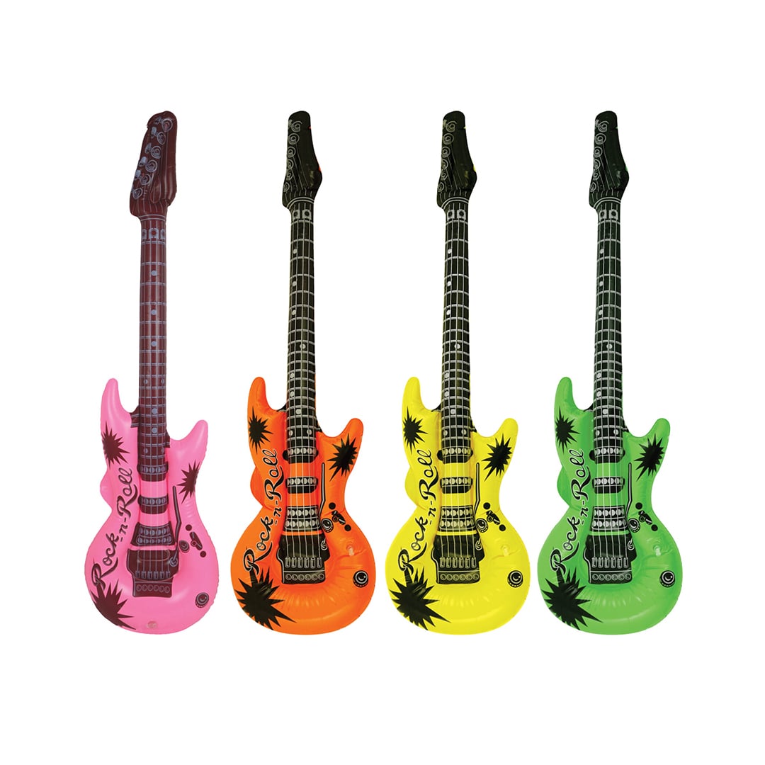 Assorted Neon Colour Party Time Electric Guitar 106cm