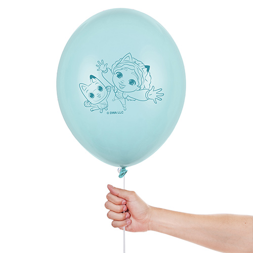 Assorted Pastel Gabby's Dollhouse Latex Balloons 27cm / 11 in - Pack of 6 Product Gallery Image