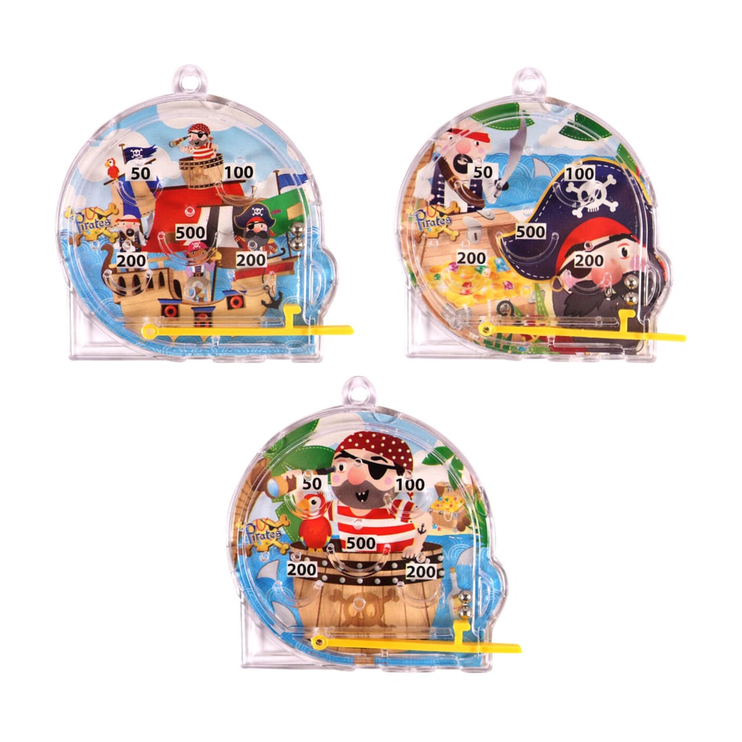 Assorted Pirate Mini Pinball Game