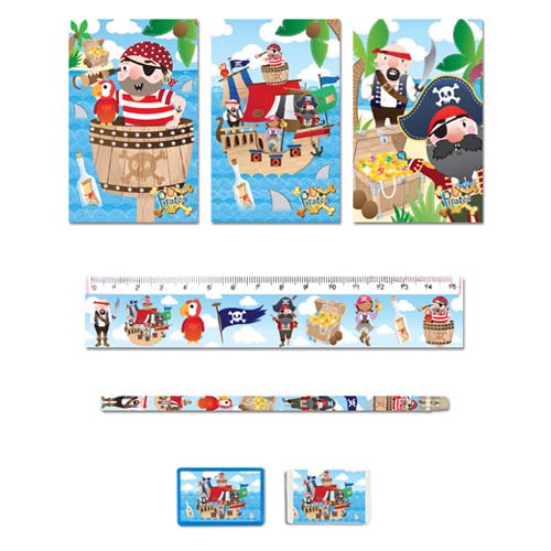 Assorted Pirate Stationery Favour Set Product Image