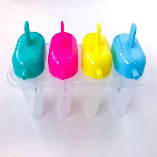 Assorted Reusable Plastic Ice Lolly Maker Product Image