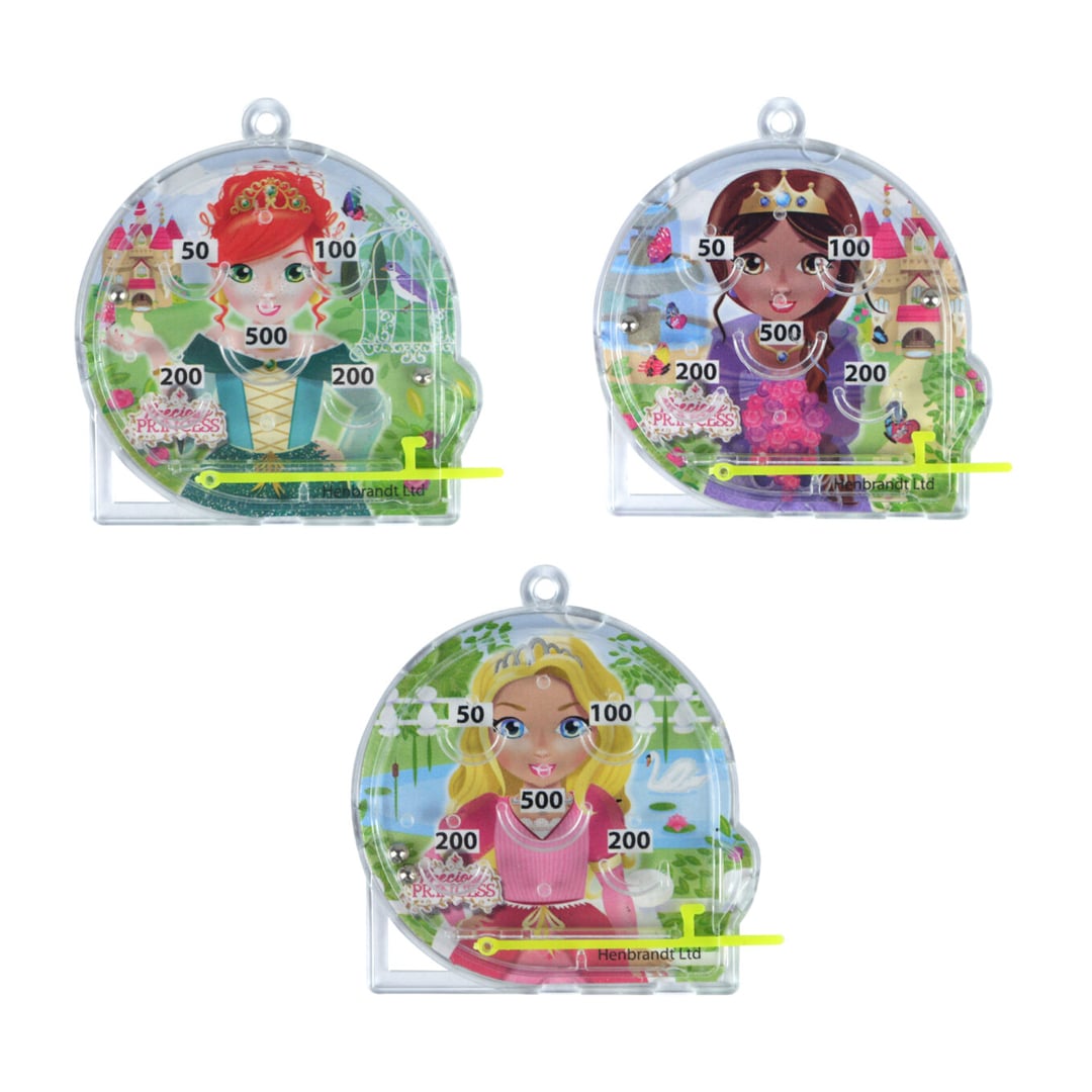 Assorted Princess Mini Pinball Game