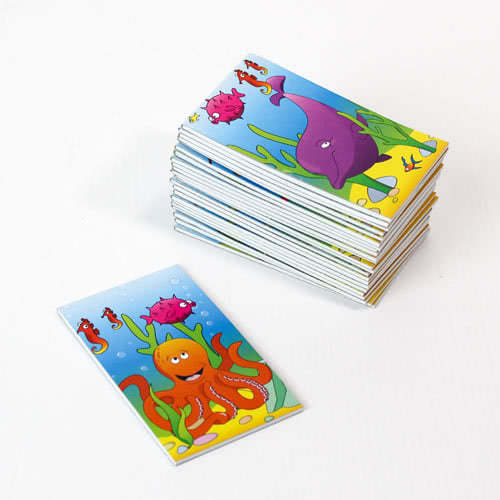 Assorted Sealife Mini Notebooks - Pack of 24 Product Image