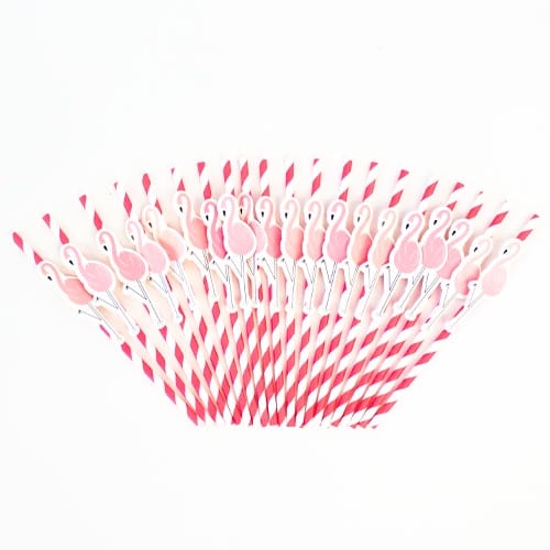 Assorted Summer Paper Straws - Pack of 20 Product Gallery Image