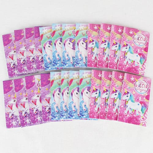 Assorted Unicorn Mini Notebooks - Pack of 24 Product Image