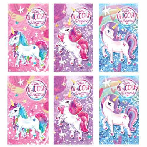 Assorted Unicorn Mini Notebooks - Pack of 6 Product Image