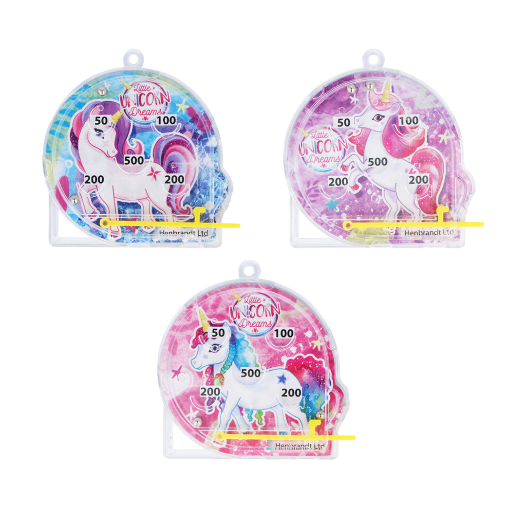 Assorted Unicorn Mini Pinball Game