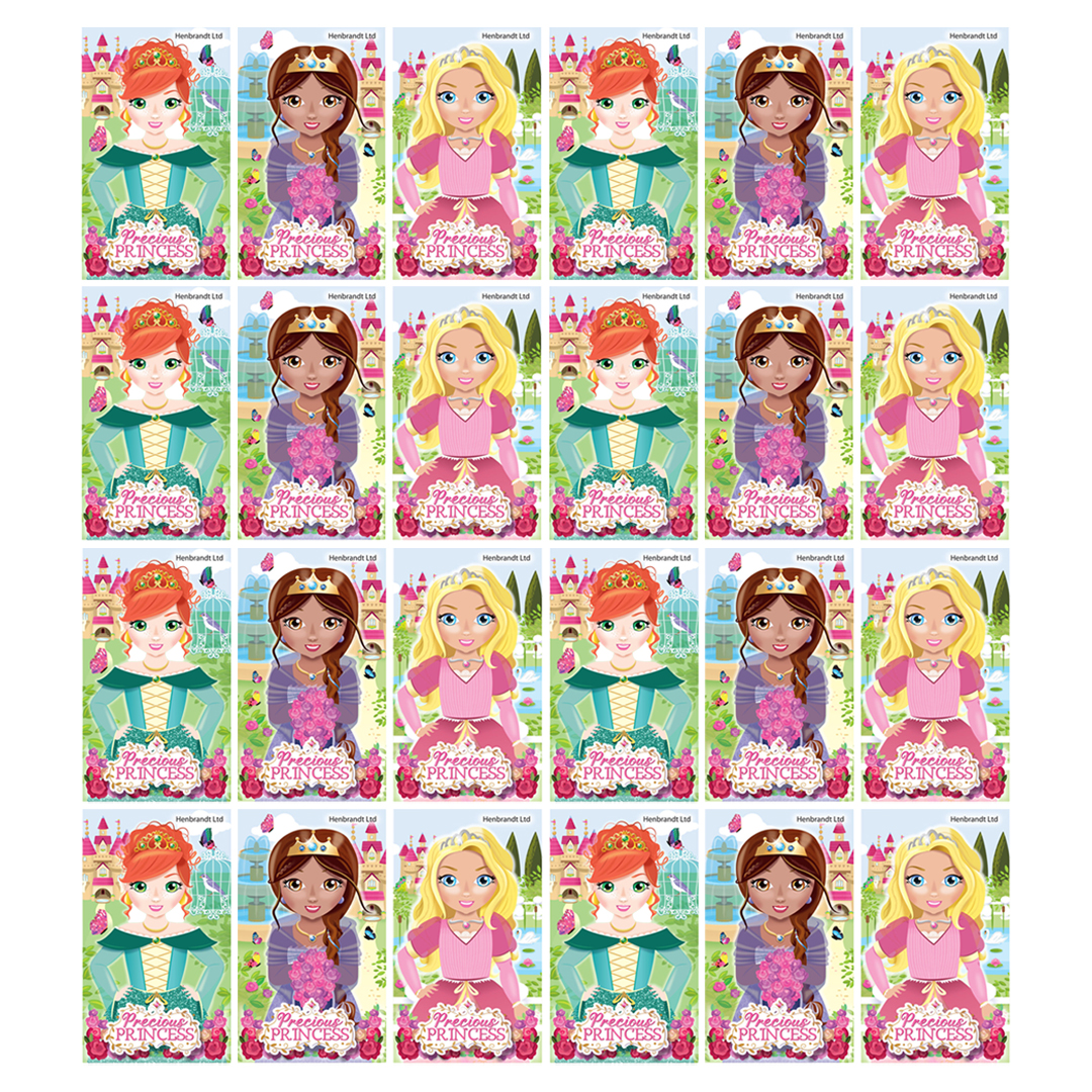Assorted Princess Mini Notebooks - Pack of 24