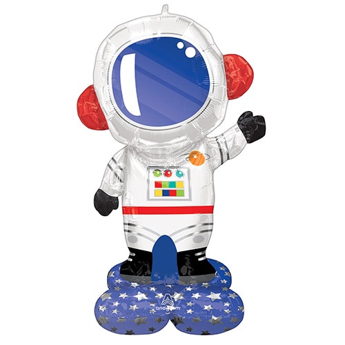 Astronaut Airloonz Air Fill Giant Foil Balloon 144cm / 57 in Product Gallery Image