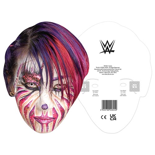 Asuka WWE Cardboard Face Mask Product Gallery Image