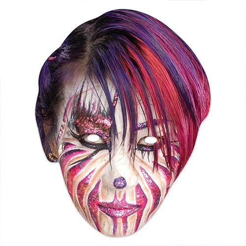 Asuka WWE Cardboard Face Mask Product Gallery Image