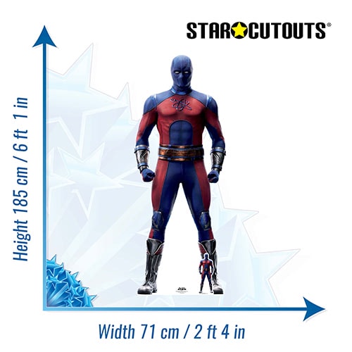 Atom Smasher Noah Centineo Black Adam Lifesize Cardboard Cutout 185cm Product Gallery Image