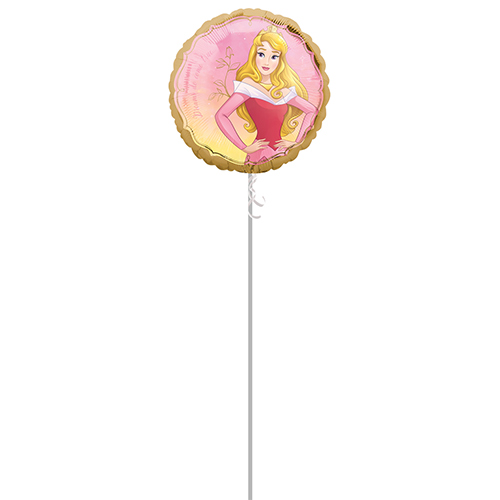 Aurora Once Upon A Time Disney Princess Round Foil Helium Balloon - Inflated Balloon in a Box Product Gallery Image