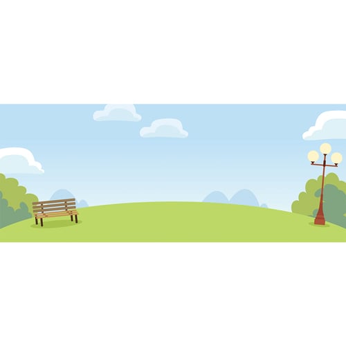 Aussie Blue Pup Park Bench Small Personalised Banner 4ft x 2ft Product Gallery Image