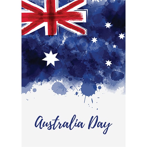 Australia Day Watercolour Poster PVC Party Sign Decoration Product Gallery Image