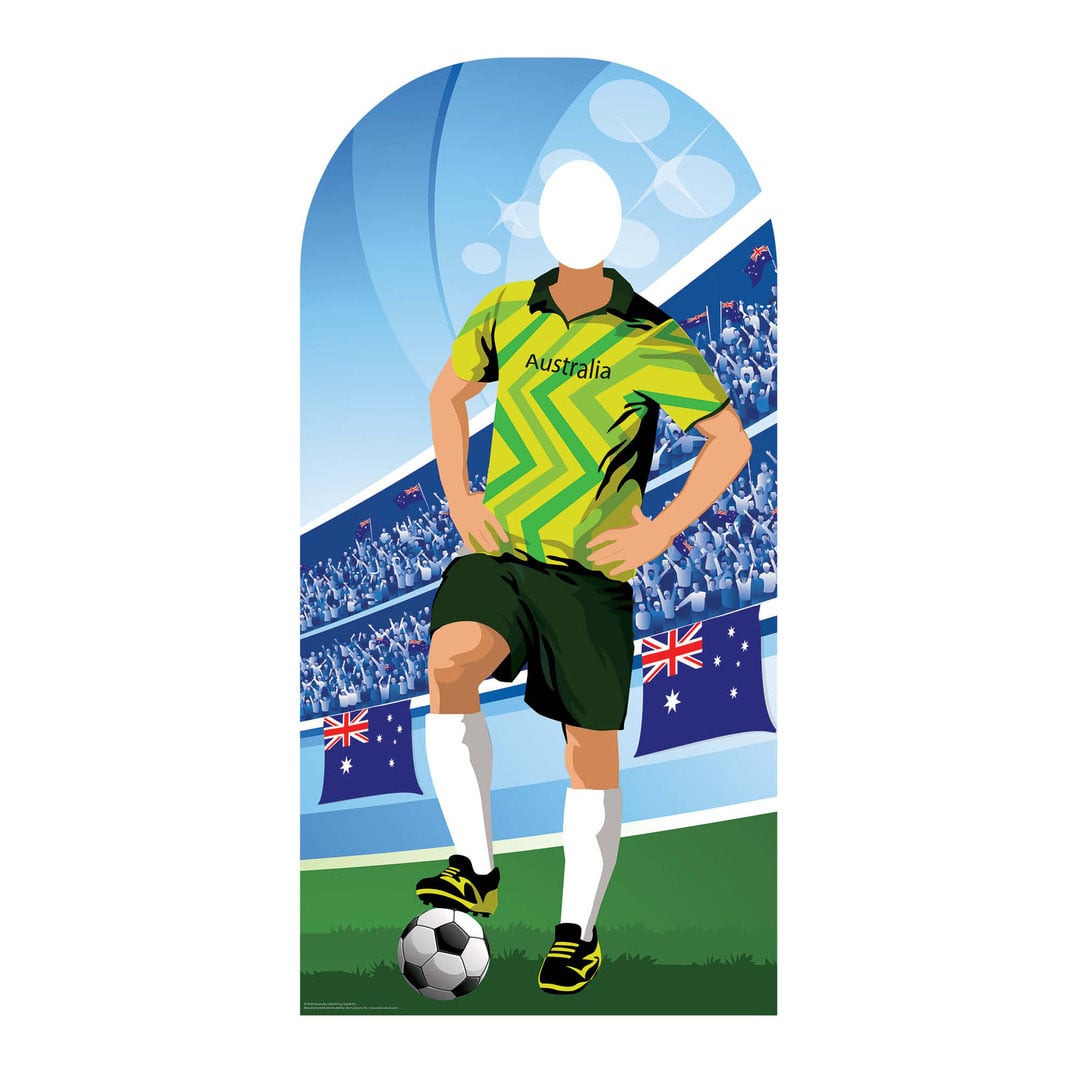 Australia World Cup International Tournament Football Stand-In Cardboard Cutout 190cm