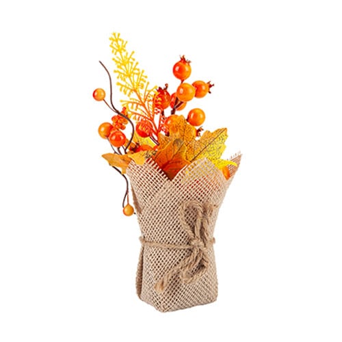 Autumn Floral Bunch Artificial Decoration 24cm Product Image