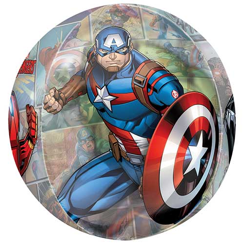 Avengers Powers Unite Orbz Foil Helium Balloon 38cm / 15 in Product Gallery Image
