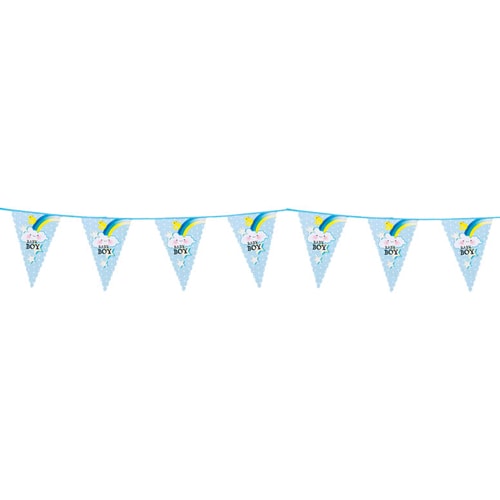 Baby Boy Plastic Bunting 6m Product Image