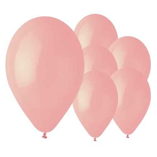 Baby Pink Biodegradable Latex Balloons 33cm / 13 in - Pack of 50 Product Image