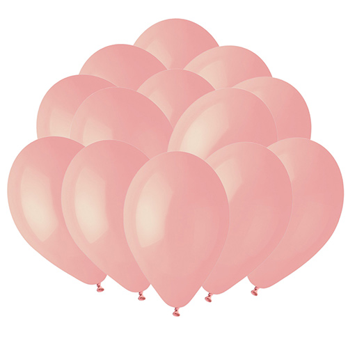 Baby Pink Latex Balloons 23cm / 9 in - Pack of 50 Product Image