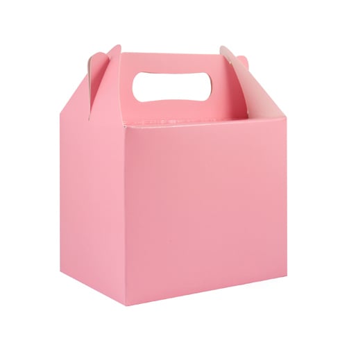 Baby Pink Party Paper Lunch Box