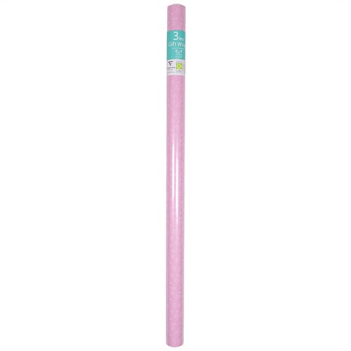 Baby Pink Stars Gift Wrapping Paper Roll 3m Product Gallery Image