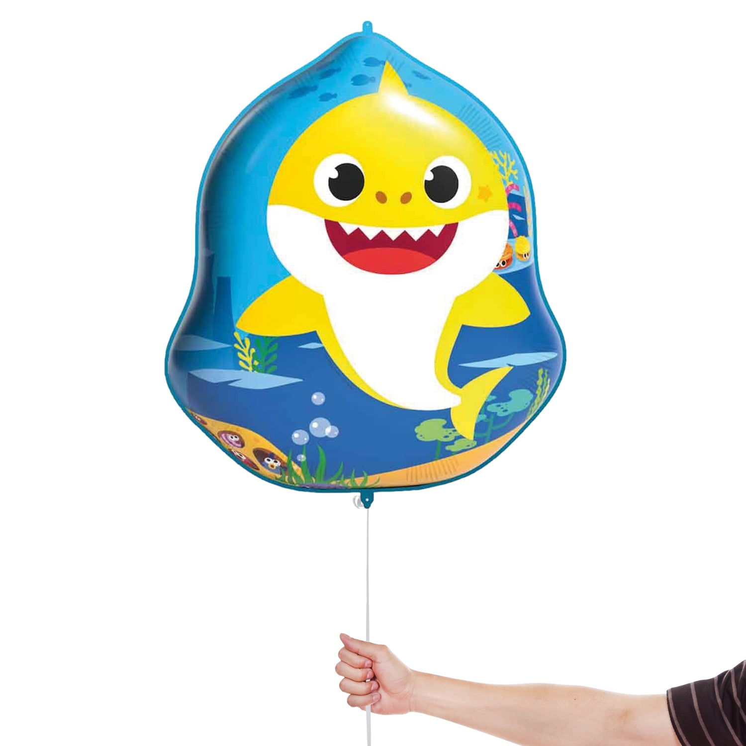 Baby Shark Shaped Foil Balloon 87.5cm / 34 in View 2