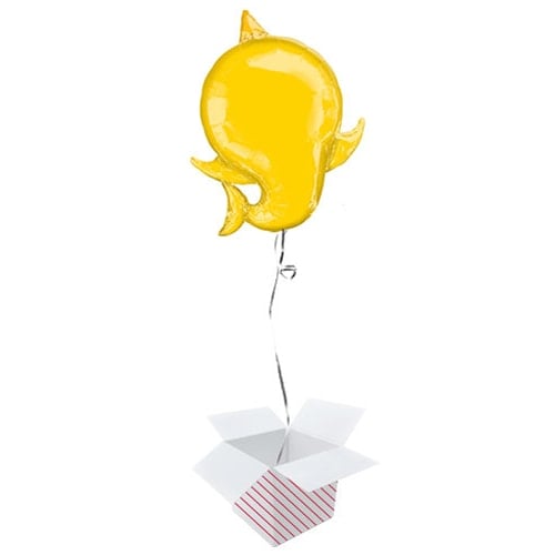 Baby Shark Helium Foil Giant Balloon - Inflated Balloon in a Box Product Gallery Image