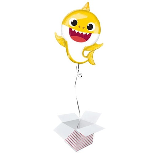 Baby Shark Helium Foil Giant Balloon - Inflated Balloon in a Box Product Gallery Image