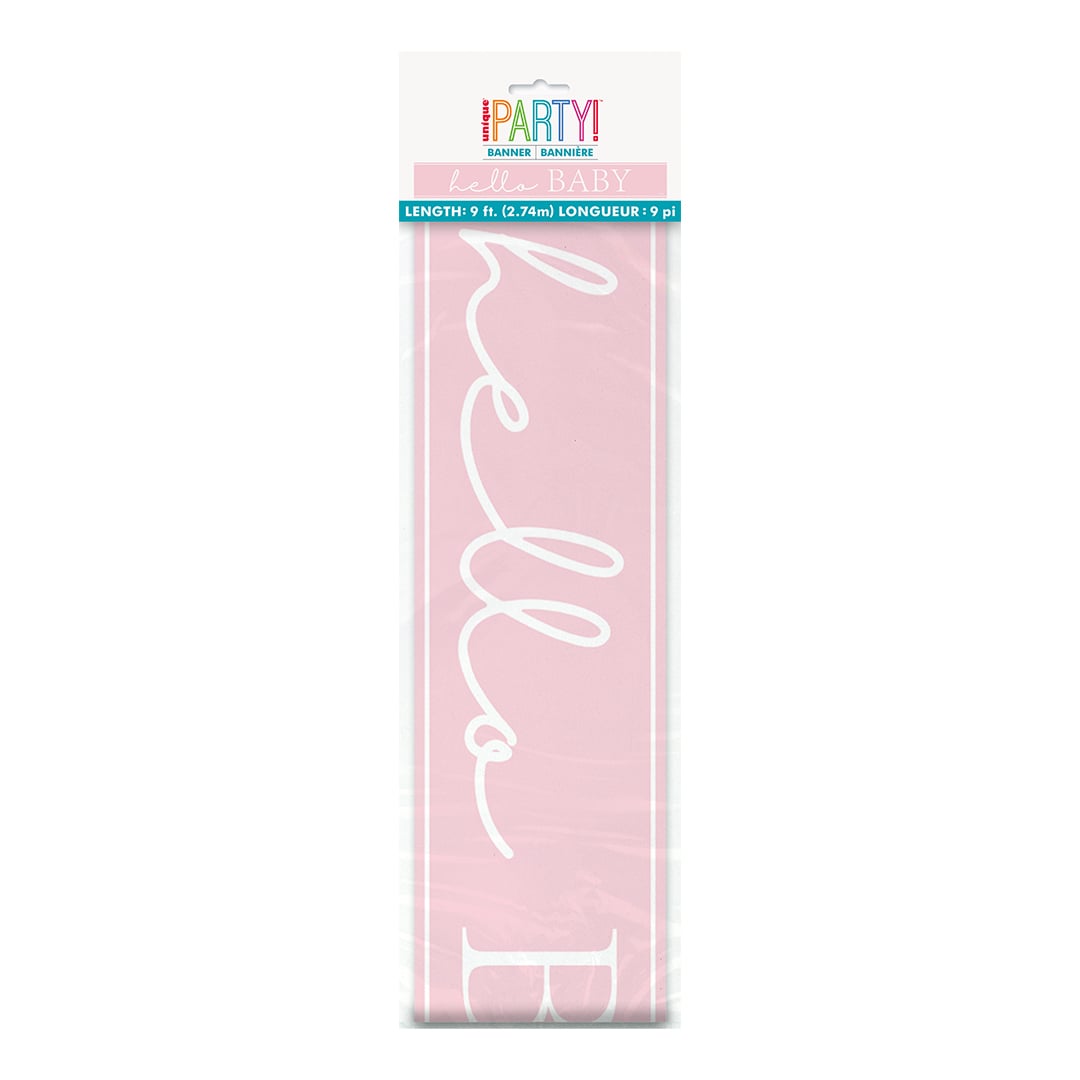 Baby Shower Pink Foil Banner 274cm Product Gallery Image