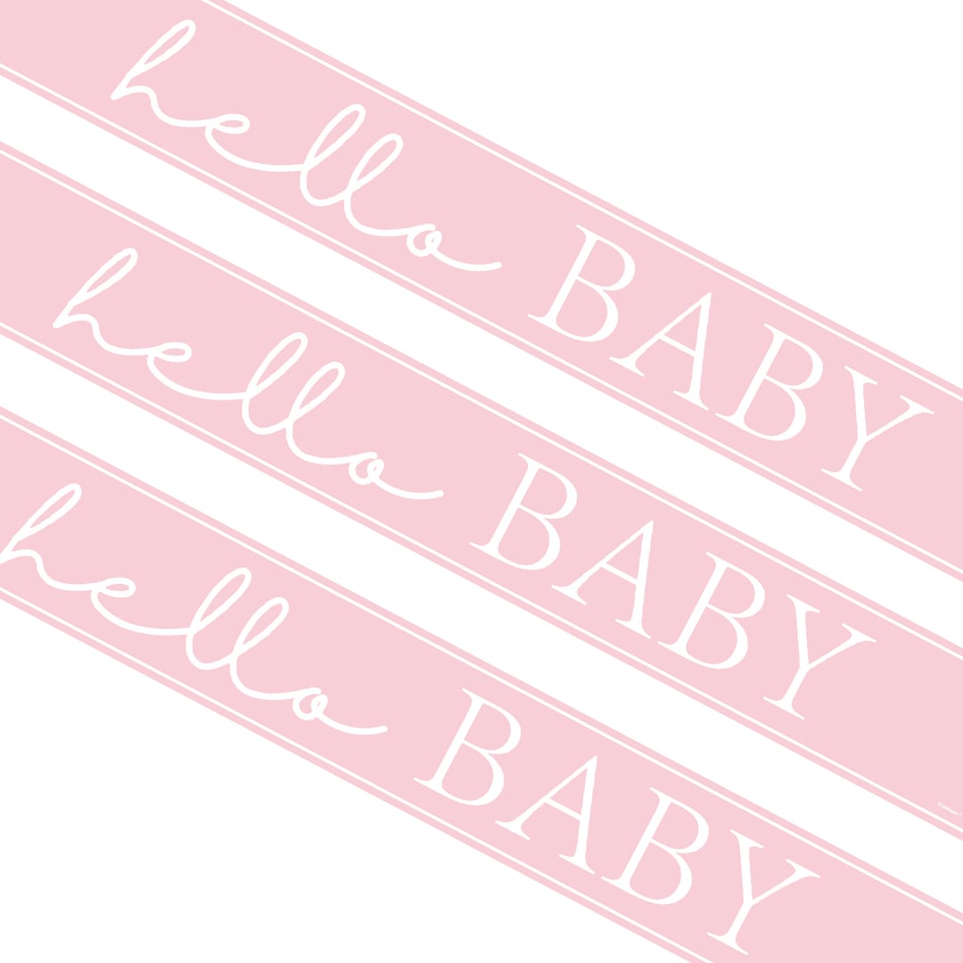 Baby Shower Pink Foil Banner 274cm Product Gallery Image