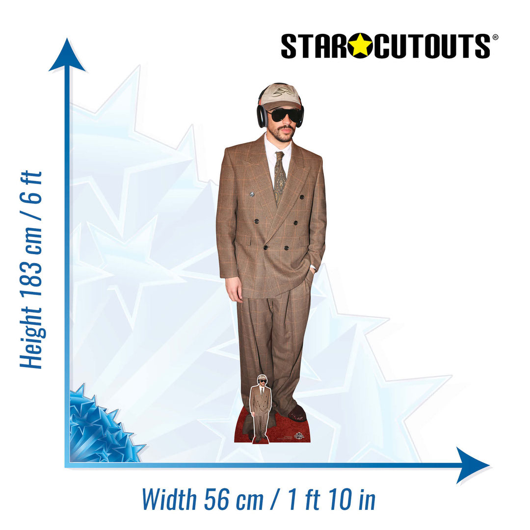 Bad Bunny Lifesize Cardboard Cutout 183cm Product Gallery Image